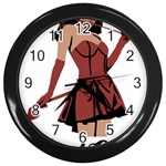 teufelin Wall Clock (Black)