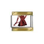 teufelin Gold Trim Italian Charm (9mm)