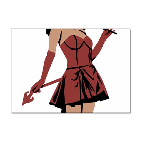 teufelin Sticker A4 (10 pack) from ArtsNow.com Front