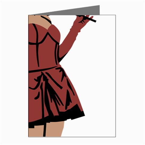 teufelin Greeting Cards (Pkg of 8) from ArtsNow.com Left