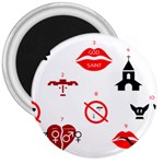 Ten Commandments 3  Magnet