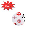 Ten Commandments 1  Mini Magnet (10 pack) 