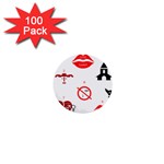 Ten Commandments 1  Mini Button (100 pack) 