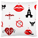 Ten Commandments Large Cushion Case (One Side)