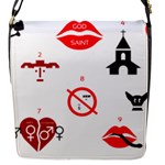 Ten Commandments Flap Closure Messenger Bag (S)
