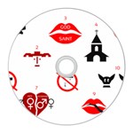 Ten Commandments CD Wall Clock