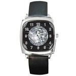 Discoball Square Metal Watch