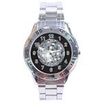 Discoball Stainless Steel Analogue Watch