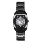 Discoball Stainless Steel Barrel Watch