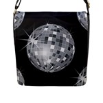 Discoball Flap Closure Messenger Bag (L)