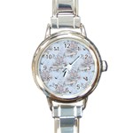 Shabby Chic Round Italian Charm Watch