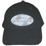 Shabby Chic Black Cap