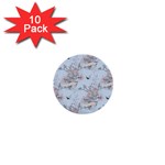 Shabby Chic 1  Mini Button (10 pack) 