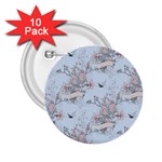 Shabby Chic 2.25  Button (10 pack)