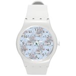 Shabby Chic Round Plastic Sport Watch (M)