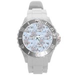 Shabby Chic Round Plastic Sport Watch (L)