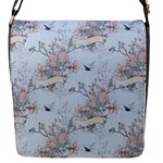 Shabby Chic Flap Closure Messenger Bag (S)