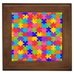 Autism Jigsaw Puzzle Framed Tile