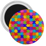 Autism Jigsaw Puzzle 3  Magnet