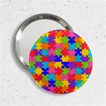 Autism Jigsaw Puzzle 2.25  Handbag Mirror