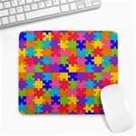 Autism Jigsaw Puzzle Large Mousepad