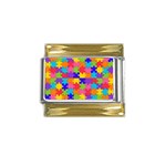 Autism Jigsaw Puzzle Gold Trim Italian Charm (9mm)