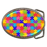 Autism Jigsaw Puzzle Belt Buckle
