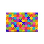 Autism Jigsaw Puzzle Sticker Rectangular (10 pack)