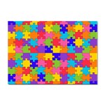 Autism Jigsaw Puzzle Sticker A4 (100 pack)