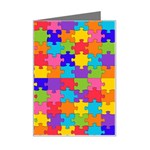 Autism Jigsaw Puzzle Mini Greeting Card