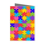 Autism Jigsaw Puzzle Mini Greeting Cards (Pkg of 8)
