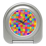 Autism Jigsaw Puzzle Travel Alarm Clock