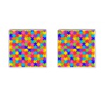 Autism Jigsaw Puzzle Cufflinks (Square)