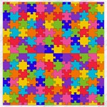 Autism Jigsaw Puzzle Canvas 12  x 12 