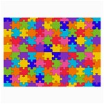 Autism Jigsaw Puzzle Large Glasses Cloth