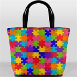 Autism Jigsaw Puzzle Bucket Bag