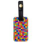 Autism Jigsaw Puzzle Luggage Tag (one side)
