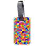Autism Jigsaw Puzzle Luggage Tag (two sides)