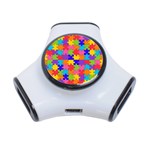 Autism Jigsaw Puzzle 3-Port USB Hub
