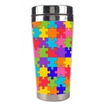 Autism Jigsaw Puzzle Stainless Steel Travel Tumbler