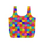 Autism Jigsaw Puzzle Full Print Recycle Bag (S)