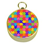 Autism Jigsaw Puzzle Gold Compass