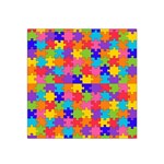 Autism Jigsaw Puzzle Satin Bandana Scarf