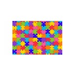 Autism Jigsaw Puzzle Satin Wrap