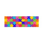 Autism Jigsaw Puzzle Satin Scarf (Oblong)
