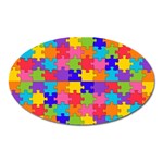 Autism Jigsaw Puzzle Magnet (Oval)