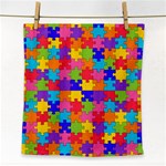 Autism Jigsaw Puzzle Face Towel