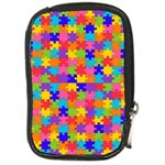 Autism Jigsaw Puzzle Compact Camera Leather Case
