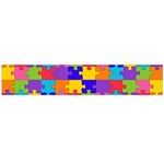 Autism Jigsaw Puzzle Flano Scarf (Large)