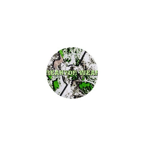 radiocative 1  Mini Button from ArtsNow.com Front